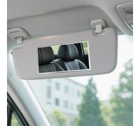 Ztolbriy Specchio da Trucco HD per Parasole Auto - Specchio Cosmetico Autoadesivo in Acciaio Inox | Universale & Portatile | Immagine Nitida Senza Piegature