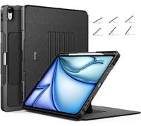 ZtotopCases Custodia per iPad Air 13 Pollici M3/M2(2025/2024),Cover con Protezione Elevata con 6 Angoli di Visualizzazione Regolabili iPad Air 13",funzione Auto Sleep/Wake,Nero