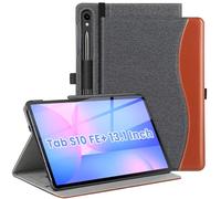 ZtotopCases tela sottile per Samsung Galaxy Tab S10 FE + 10,9 "2025 modello - copertina di protezione leggera con veglia/veglia automatica, angoli rinforzati e ritagli di precisione/tela nera
