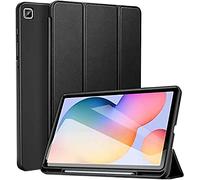 ZtotopCases Custodia per Samsung Galaxy Tab S6 Lite 10.4 Pollici 2024/2022/2020, Ultra Sottile Cover con Pencil Holder, Smart Case per SM-P620N/ P625N/P610N/P613N/P615N/P619N, Nero
