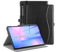 ZtotopCases funda de lona delgada para Samsung Galaxy Tab S10 FE Plus 10.9" modelo 2025 - cubierta protectora ligera con Auto Wake/Sleep, esquinas reforzadas y recortes de precisión/negro