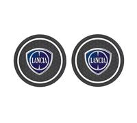 ztpato 2 Pezzi Sottobicchieri da Auto,per Lancia Ypsilon Delta Phedra Stratos Y Portabevande Sottobicchieri in Silicone Antiscivolo Impermeabile Auto Accessori