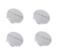 ztpato 4 Pezzi ABS Coprimozzi Coprimozzo,per Lynk&Co 01 02 03 04 05 06 07 08 09 60mm Coprimozzo Centro Ruota Pneumatici Auto,Tappi Ruote Impermeabile Accessori,B-Silver