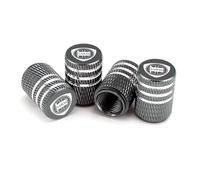 ztpato 4 Pezzi Tappi Valvole Auto,per Lancia ypsilon Delta Nera thema Phedra Valvola a Prova di Perdita Foca Auto Pneumatici Valvole Decorare Accessori,B-Silver