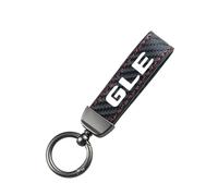 ztpato Auto Portachiavi,per Mercedes Benz GLE GLE63 GLS GLS63 Fibra di Carbonio Portachiavi Logo Resistente Portachiavi Multifunzione Personalizzato Regali,Red