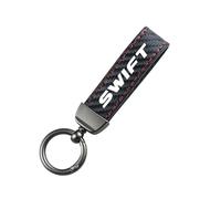 ztpato Auto Portachiavi,per Suzuki Swift Fibra di Carbonio Portachiavi Logo Resistente Portachiavi Multifunzione Personalizzato Regali,Red