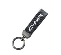 ztpato Auto Portachiavi,per Toyota C-HR Camry AYGO AVENSIS Fibra di Carbonio Portachiavi Logo Resistente Portachiavi Multifunzione Personalizzato Regali,Black