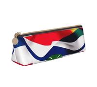 ZTPOWQA Astuccio con stampa bandiera Costa Rica per adolescenti, grande capacità, borsa organizer per la scuola e tutti i giorni