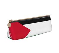 ZTPOWQA Astuccio con stampa bandiera della Palestina per adolescenti, grande capacità, borsa organizer per la scuola e tutti i giorni