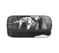 ZTPOWQA Astuccio con stampa dalmata, funzionale, elegante, per adolescenti, ragazze, adulti, scuola, università, uso quotidiano