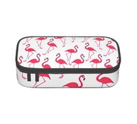 ZTPOWQA Astuccio con stampa di fenicotteri rosa, funzionale, elegante, per adolescenti, ragazze, adulti, scuola, università, uso quotidiano