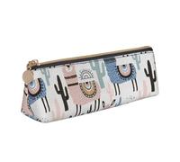 ZTPOWQA Astuccio con stampa di lama e alpaca, per adolescenti, grande capacità, borsa organizer per la scuola e tutti i giorni