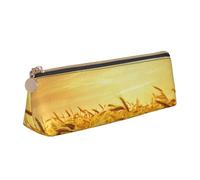 ZTPOWQA Astuccio grande capiente con stampa campo di grano, per adolescenti, borsa organizer per la scuola e tutti i giorni