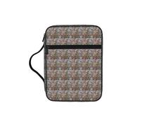 ZTPOWQA Borsa portaoggetti con stampa floreale bohémien, per uomini e donne, pastori, impermeabile, organizer per scritture