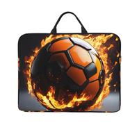 ZTPOWQA Borsa portatile impermeabile del computer portatile della stampa del pallone da calcio per il business di viaggio dell'ufficio