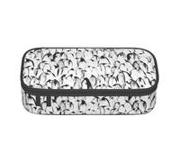 ZTPOWQA Elegante astuccio con stampa di una folla di pinguini, funzionale, elegante, per adolescenti, ragazze, adulti, scuola, università, uso quotidiano