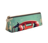 ZTPOWQA England UK Retro Londra stampa telefono adolescente astuccio grande capacità alta organizzatore borsa scuola quotidiano Essentials