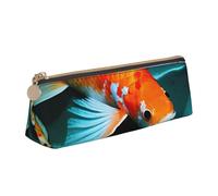 ZTPOWQA HD giapponese Koi Fish Print Teenager Pencil Case Grande Capacità Alta Organizzatore Borsa Scuola Daily Essentials