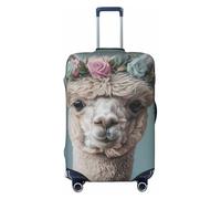 ZTPOWQA I Love Alpacas - Custodia universale estensibile per valigia, accessorio da viaggio, Nero , M, Bagaglio a mano