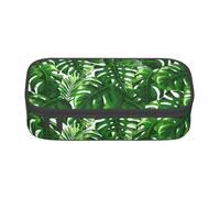 ZTPOWQA Monstera Deliciosa - Astuccio funzionale ed elegante, per adolescenti, ragazze, adulti, scuola, università, uso quotidiano