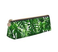 ZTPOWQA Monstera Deliciosa Banana Palma Stampa Adolescenti Astuccio Grande Capacità Alta Organizer Borsa Scuola Essenziali Quotidiani