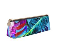 ZTPOWQA Rosa Fiore Pianta Tropicale Stampa Adolescenti Astuccio Grande Capacità Alta Organizer Borsa Scuola Essenziali Quotidiani