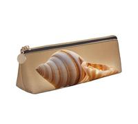 ZTPOWQA Seashell Landscape On The Beach Print Teenagers Pencil Case Grande Capacità Alta Organizzatore Borsa Scuola Daily Essentials