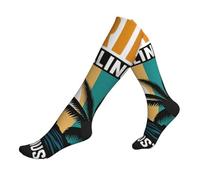 ZTPOWQA We'Re Going To Florida Print Travel Running Socks per uomini e donne Calzini sportivi per atleti e lunghi voli, 2 Nero-2, Taglia unica