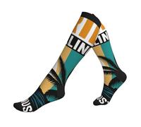 ZTPOWQA We'Re Going To Florida Print Travel Running Socks per uomini e donne Calzini sportivi per atleti e lunghi voli, 3 nero, Taglia unica