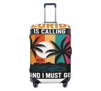 ZTPOWQA We're Going to Florida Stampa Lavabile Valigia Copertura Personalizzata Bagagli Protector Viaggio Elastico Anti Graffio, Nero , L