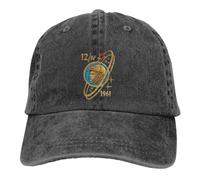 ZTQTQZZ Berretto da Baseball Vintage Programma Spaziale sovietico Yuri Gagarin 1961 Cappellino da Baseball Uomo Cappelli da Cowboy Donna Visiera Protezione Snapback Russo URSS CCCP Cappellini
