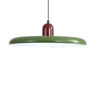 ZTTECH Lampada a Sospensione LED 40cm Moderna 36W con Temperatura di Colore Regolabile Lampada da Soffitto 3000K/4500K/6000K in Metallo e Acrilico per Sala da Pranzo Cucina Soggiorno (Rosso + Verde)