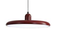 ZTTECH Lampada a Sospensione LED 40cm Moderna 36W con Temperatura di Colore Regolabile Lampada da Soffitto 3000K/4500K/6000K in Metallo e Acrilico per Sala da Pranzo Cucina Soggiorno (Rosso + Rosso)