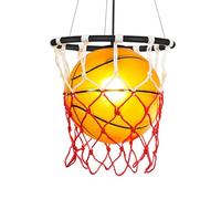 ZTTECH Lampadario Creativo a Tema Basket con Altezza Regolabile in Acrilico E27 Ideale per Cameretta Sala Giochi Bar Camera da Letto e Caffè