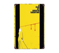 ZTTN Poster vintage in metallo con scritta "Kill Bill Volume.1", decorazione artistica da parete per Halloween, decorazione per casa, ufficio, fattoria, casa, grotta, 30,5 x 45,7 cm