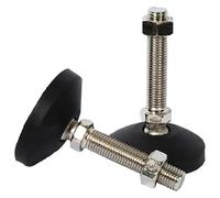 ZTUVWYACD Piedini regolabili Piedini livellatori regolabili universali in nylon con base girevole M8-M20 50-200mm 2 PZ(D80xm16x80,1 PCS)