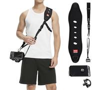 ZTVOWTO Accessori Fotografia con Corda di Sicurezza e Cinturino da Polso, Dotato di Piastra a Sgancio Rapido e Vite da 1/4 di Pollice, Tracolla Regolabile Macchina Fotografica per Fotocamere DSLR