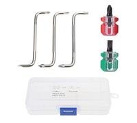 ZType - Cacciavite offset con punta in acciaio a doppia testa con cacciavite a croce/piatto Cacciaviti a doppia testa con manico antiscivolo Set di cacciaviti offset