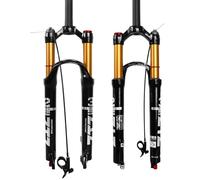 ZTZ【EU Stock】 Lega di Magnesio Montagna Forcella Anteriore Ammortizzatore di Pressione Aria Forcella Forcella Accessori Bicicletta 29 Romote Lock out