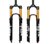 ZTZ Forcella MTB da,Ammortizzatore a Pressione dell'Aria per Forcella Anteriore,Corsa 120 mm Tubo Dritto 1 1/8,Forcella Ammortizzata ad Aria QR 9 mm x 100 mm (Bloccare Fuori, 29'')