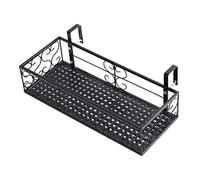 ZTZBFGM 50x25x12cm, Fioriera Sospesa per Ringhiera Porta Piante da Balcone Scaffale per Ringhiera per Fiori, Ringhiera in Ferro per Fiori Rettangolare per Ringhiera Esterna