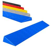 ZTZBFGM Blu,100x16x7 cm, Rampa Carrabile per Marciapiede, Rampe di Soglia Portatili, Rampa Marciapiede Interno Robot Spazzante Scooter Sedia A Rotelle Soglia, Gradino Porta Facile Portatile