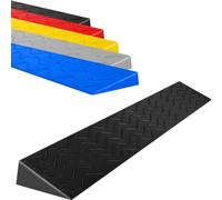 ZTZBFGM Nero,100x16x7 cm, Rampa Carrabile per Marciapiede, Rampe di Soglia Portatili, Rampa Marciapiede Interno Robot Spazzante Scooter Sedia A Rotelle Soglia, Gradino Porta Facile Portatile
