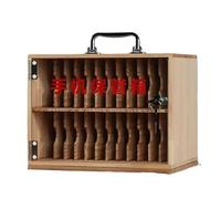 ZTZTZ Mobiletto portacellulare portatile in legno con serratura - Scatola for aule for scuole, uffici e sale conferenze(219 * 295 * 210MM)