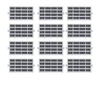 ZUADZAFC Filtro Aria da 12 Pezzi, Compatibile con Whirlpool, W10311524 W10315189, W10335147, 1876318, AP4538127 Parti del Filtro dell'Aria del Frigorifero