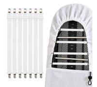 Zuahaly 6 Lenzuola e Lenzuola Elastica Regolabile per Divano - connettore Universale, Lenzuola e Coperte, Bianco，tieni Lenzuolo con Angoli，Facile da Usare e flessibilità，Supporto per Lenzuola Ferma