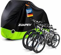 ZUAPEV® Telo Copri Bicicletta da Esterno Impermeabile 2-3 Bici 210D