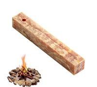 Zuasdvnk Accendifuoco in legno di pino, bastoncini di accendifuoco, registri accendifuoco - mattoni e tronchi di legno, avvio rapido multifunzionale per stufe a legna e a pellet
