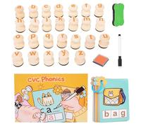 Zuasdvnk Alphabet Practice Writing Book, Alphabet Tracing Book,Scrittura educativa cancellata Libro di scrittura | Taccuino di lavoro di apprendimento prescolare, imparare a scrivere il gioco per i 3