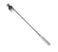 Zuasdvnk Attrezzo per la rimozione delle erbacce, strumento per la rimozione delle erbacce in acciaio con 4 denti, detergente per fughe, attrezzi da giardino, dispositivo di rimozione delle erbacce,